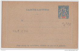 Entier Carte Lettre Type Groupe 15ct Bleu 130*80 Comore - Lettres & Documents