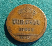 10 Tornesi 1825 - Zwei Sizilien