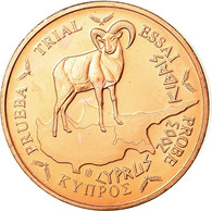 Chypre, 2 Euro Cent, 2003, SUP, Copper Plated Steel - Pruebas Privadas