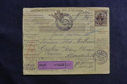 ITALIE - Bulletin De Colis Postal De Napoli Pour L' Allemagne En 1897 - L 41140 - Pacchi Postali