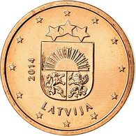 Latvia, Euro Cent, 2014, SPL, Copper Plated Steel - Latvia