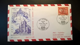 FDC PAOLO VI A GINEVRA 1969 - FDC