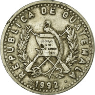 Monnaie, Guatemala, 25 Centavos, 1992, TB+, Copper-nickel, KM:278.5 - Guatemala