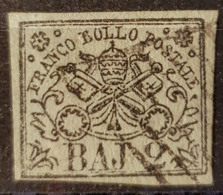 ROMAN STATES 1852 - Canceled - Sc# 3 - 2b - Stato Pontificio