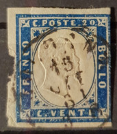 SARDINIA 1862 - Canceled - Sc# 12 - 20c - Sardinia