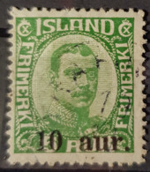 ICELAND 1922 - Canceled - Sc# 139 - 10a - Oblitérés