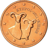 Chypre, 2 Euro Cent, 2011, SPL, Copper Plated Steel, KM:79 - Cipro