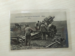 Original Postkarte AK German Kanone - Verzamelingen & Kavels
