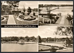 C7344 - Möhlau Kr. Gräfenhainichen - Schwimmbad Freibad - Sonderstempel Bitterfeld - Bild Und Heimat Reichenbach - Bitterfeld