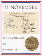 FRANCE - Rare Encart Commémorant Le 11 Novembre 1918 - 14 Pages Recto-verso - 4  Scans - Briefe U. Dokumente