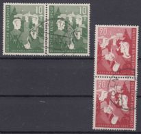 Germany 1952 Mi#153-154 Used Pairs - Gebruikt