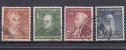 Germany 1952 Mi#156-159 Used - Gebruikt