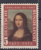 Germany 1952 Mona Lisa Mi#148 Mint Hinged (falz) - Unused Stamps