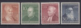Germany 1952 Mi#156-159 Mint Never Hinged (postfrisch) - Unused Stamps