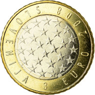 Slovénie, 3 Euro, 2008, SPL, Bi-Metallic, KM:81 - Slowenien