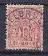 Luxembourg 1882 Mi. 49 D    10c. Allegorie Perf. 12½ Deluxe ETTELBRUCK Cancel !! - 1882 Allégorie