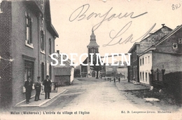 Méles Micheroux L'Entrée Du Village Et L'église - Melen - Soumagne