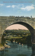 Celorico Da Beira . Ponte Da Lavandeira Sobre O Mondego . Enfants Baignade . Color - Portalegre