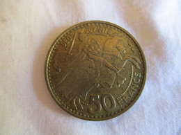 Monaco 50 Francs 1950 - 1949-1956 Francos Antiguos