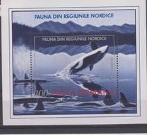 ROMANIA - 1992- FISHS - Orca -Killer Whale - Schwertwal   S/S-Block  MNH** - Wale
