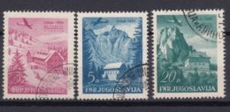 Yugoslavia Republic 1951 Airmail Mi#655-657 Used - Used Stamps