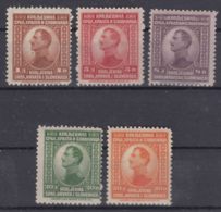 Yugoslavia Kingdom 1923 Mi#169-173 Mint Very Lightly Hinged - Unused Stamps