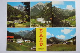 (11/2/97) Postkarte/AK "Baad" Kleinwalsertal, Mehrbildkarte Mit 5 Ansichten - Kleinwalsertal