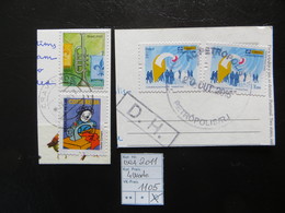 2011  " 4 Werte " Auf Ausschnitt,  Sauber Gestempelt  LOT 1105 - Used Stamps