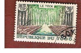 TOGO  - SG 207  -   1957  TEAK FOREST     - USED ° - Gebruikt