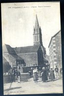 Cpa Du 22  Pléguien L' église Rue Du Commerce   ---- Près Lanvollon LZ13 - Lanvollon