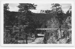 Real Photo ! Mount Ruskmore From The Pigtail Bridge, South Dakota ! - Mount Rushmore