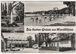 Wandlitz - S/w Die Besten Grüße Vom Wandlitzsee - Wandlitz