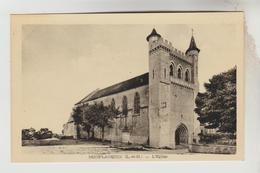 CPSM MONFLANQUIN (Lot Et Garonne) - L'Eglise - Monflanquin