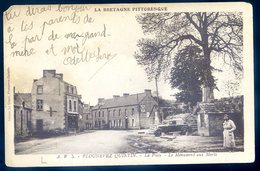 Delcampe - Cpa Du 22 Plounevez Quintin Le Monument Aux Morts    -- Canton Rostrenen Guingamp  LZ17 - Guingamp