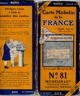 Carte Géographique MICHELIN - N° 081 AVIGNON - DIGNE N° 2648-22 - Cartes Routières