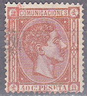 SPAIN      SCOTT NO. 217    USED     YEAR  1875 - Usati