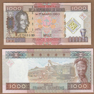 AC -  GUINEA 1000 FRANCS JT 1960 - 2010 50 YEARS COMMEMORATIVE NOTE UNCIRCULATED - Guinee