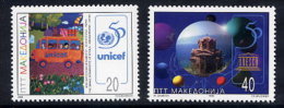 MACEDONIA 1996 UNICEF & UNESCO 50th Anniversary  MNH / **.  Michel 91-92 - Macedonia Del Norte