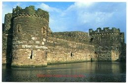 POST OFFICE PICTURE CARD : BEAUMARIS CASTLE IS AT LL58 8AL - Anglesey