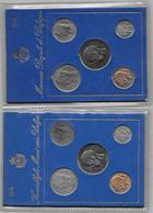 FDC 1974 FR ET FL  Monnaie Royale De Belgique - FDEC, BU, BE & Münzkassetten