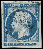 PRESIDENCE - 10   25c. Bleu, Oblitéré ETOILE, TTB - 1852 Louis-Napoléon