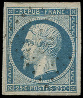 PRESIDENCE - 10   25c. Bleu, Oblitération Légère, TTB - 1852 Louis-Napoleon