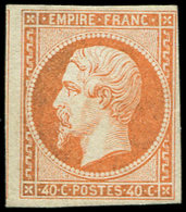 * EMPIRE NON DENTELE - 16   40c. Orange, Un Voisin, TB - 1853-1860 Napoléon III