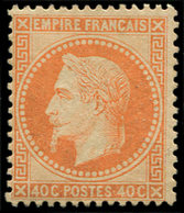 * EMPIRE LAURE - 31   40c. Orange, Inf. Trace De Ch., Quasiment **, TB - 1849-1876: Periodo Clásico