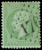 EMPIRE LAURE - 35    5c. Vert Pâle Sur Bleu, Obl. GC 176( ), TB - 1849-1876: Klassieke Periode