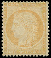 * SIEGE DE PARIS - 38a  40c. Jaune-orange, TB - 1870 Asedio De Paris