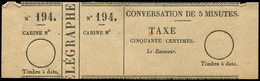 (*) TELEPHONE - Téléphone 2 : 50c. Noir Sur Bulle, TB - Telegraph And Telephone