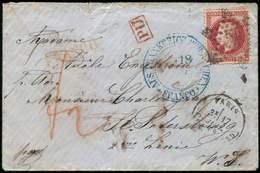 Let DESTINATIONS - N°32 Obl. Etoile 26 S. Env., Càd Gare Du Nord 17/7/69, Pour ST PETERSBOURG, TB - 1849-1876: Periodo Clásico