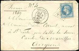 Let LETTRES ET OBLITERATIONS D'ALGERIE - N°29B Obl. GC 5058 S. Env., Càd RELIZANE 9/2/69, TB - 1849-1876: Classic Period