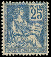 ** EMISSIONS DU XXème SIECLE - 118   Mouchon, 25c. Bleu, TB - Unused Stamps